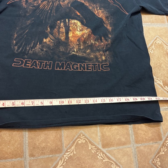 Y2K Metallica "Death Magnetic" Double-Sided Graphic Tee- Large - Picture 7 of 7